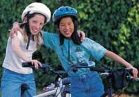 girls on bikes